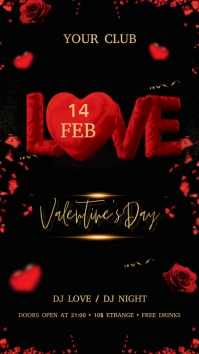 Valentine's Day Instagram Story template