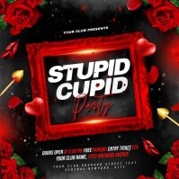 valentine's day party instagram post template